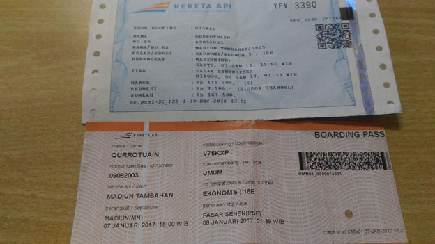 tiket kereta api di indonesia